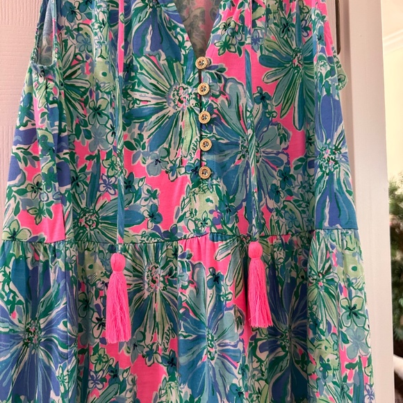 EUC Lilly Pulitzer Malone Maxi Dress Size Small - Picture 9 of 9
